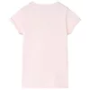 Halvány rózsaszín gyerekpóló 140