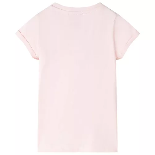 Halvány rózsaszín gyerekpóló 140