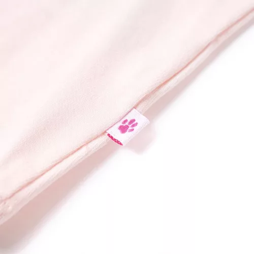 Halvány rózsaszín gyerekpóló 140