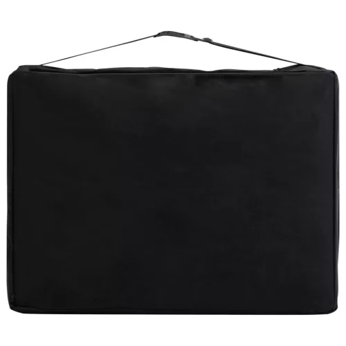  kétzónás rózsaszín összecsukható fa masszázsasztal