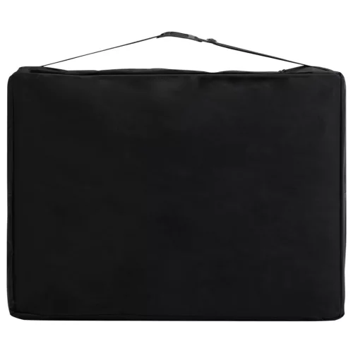  háromzónás rózsaszín összecsukható fa masszázsasztal