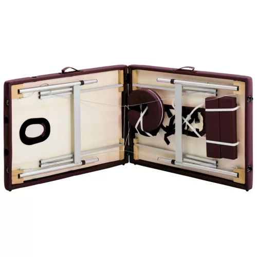  kétzónás borlila összecsukható alumínium masszázsasztal