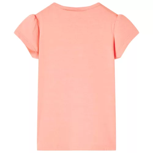 Neon korall gyerekpóló 104