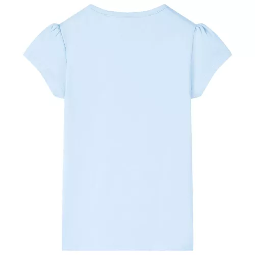 Világoskék gyerekpóló 128