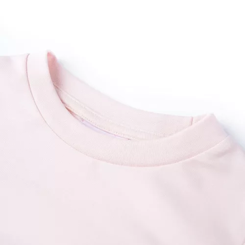 Halvány rózsaszín gyerekpulóver 104