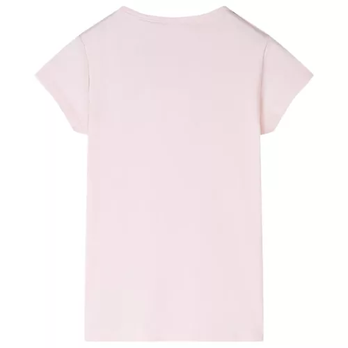 Halvány rózsaszín gyerekpóló 140