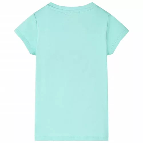 Világosmenta színű gyerekpóló 116