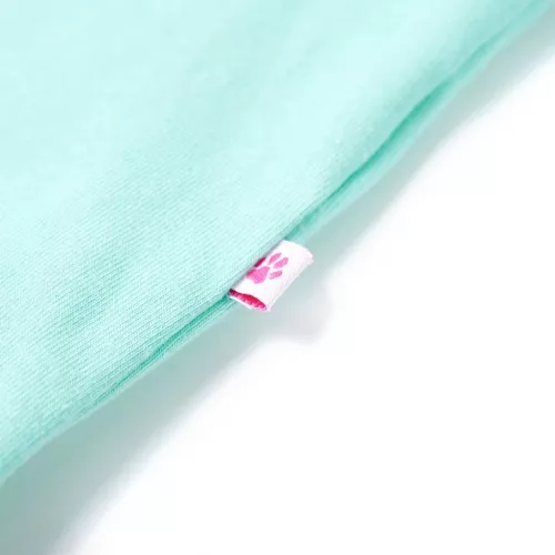 Világosmenta színű gyerekpóló 116