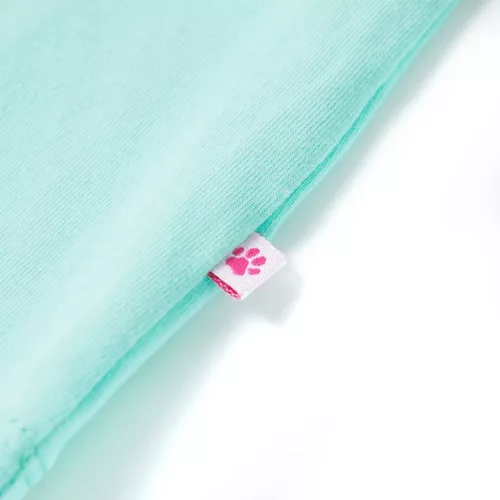 Világosmenta színű gyerekpóló 116