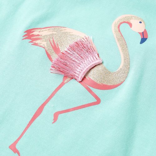 Világosmenta színű gyerek felső 140