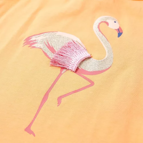 Élénk narancssárga gyerek felső 116