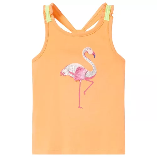 Élénk narancssárga gyerek felső 140