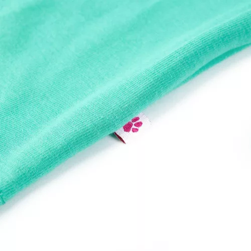 Menta színű gyerekpóló 140