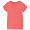Korall színű gyerekpóló 128