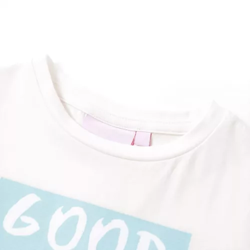 Ekrü színű gyerekpóló 140