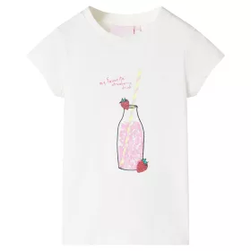 Ekrü színű gyerekpóló 140