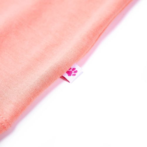 Neon korall gyerekpóló 116