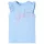 Világoskék fodros ujjú gyerekpóló 104