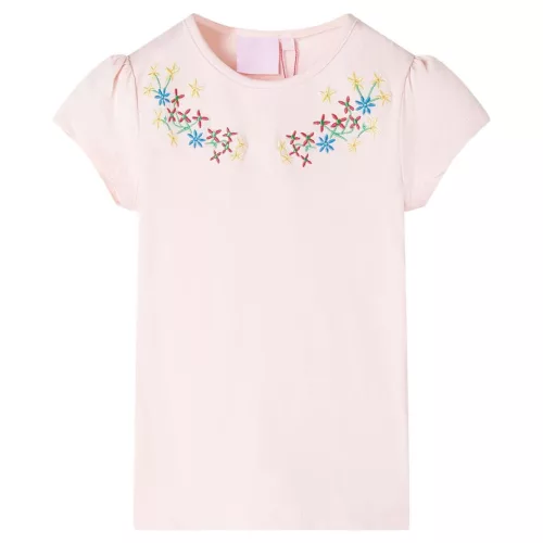 Halvány rózsaszín gyerekpóló 116