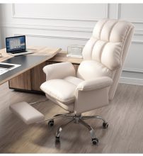 FEHÉR főnöki luxus design forgószék/fotel - B áru