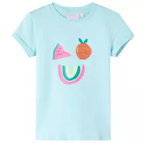 Világoskék gyerekpóló 128