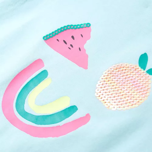 Világoskék gyerekpóló 128