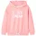 Élénk rózsaszín kapucnis gyerekpulóver 104