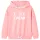 Élénk rózsaszín kapucnis gyerekpulóver 116