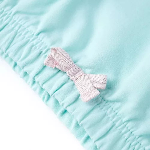 Világoskék kapucnis gyerekpulóver 104