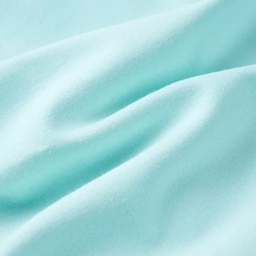 Világoskék kapucnis gyerekpulóver 128