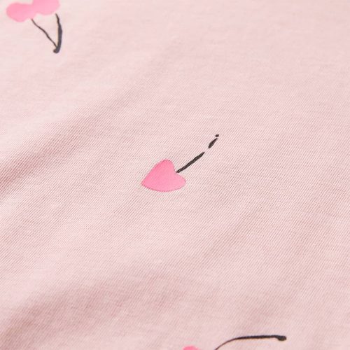 Világos rózsaszín gyerekpóló 140