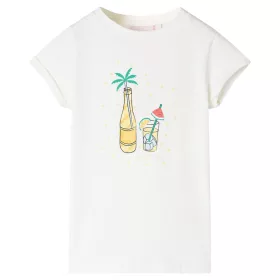 Ekrü színű gyerekpóló 116