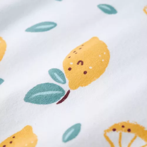 Ekrü színű gyerekpóló csomós szegéllyel 104