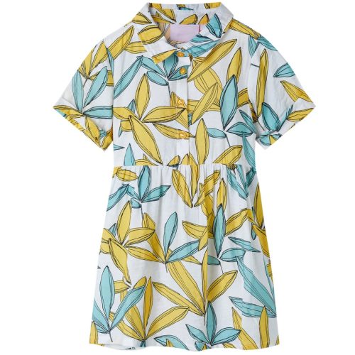 Ekrü színű gyerekruha 128