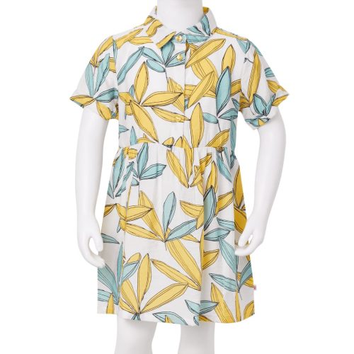 Ekrü színű gyerekruha 128