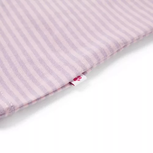 Lila fodros ujjú gyerekpóló 104