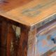 VID Antikolt hatású tömör fa 2-fiókos éjjeli szekrény