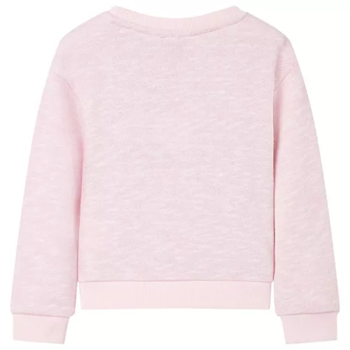 Világoslila gyerekpulóver 128