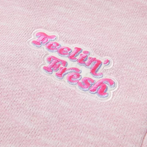 Világoslila gyerekpulóver 128