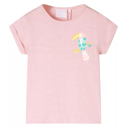 Világos rózsaszín gyerekpóló 116