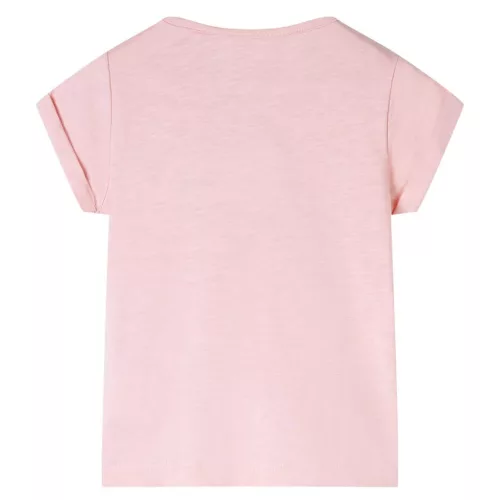 Világos rózsaszín gyerekpóló 116