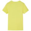 Sárga rövid ujjú gyerekpóló 140
