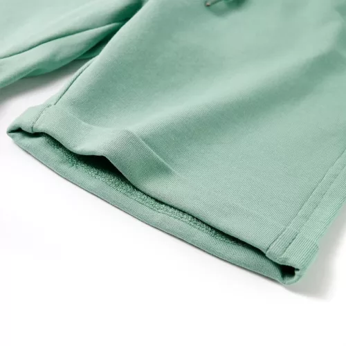 Világos keki gyerekrövidnadrág húzózsinórral 104