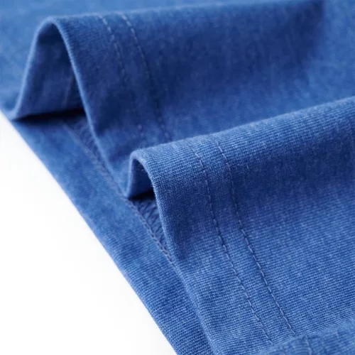 Kék melange gyerekfelső 104