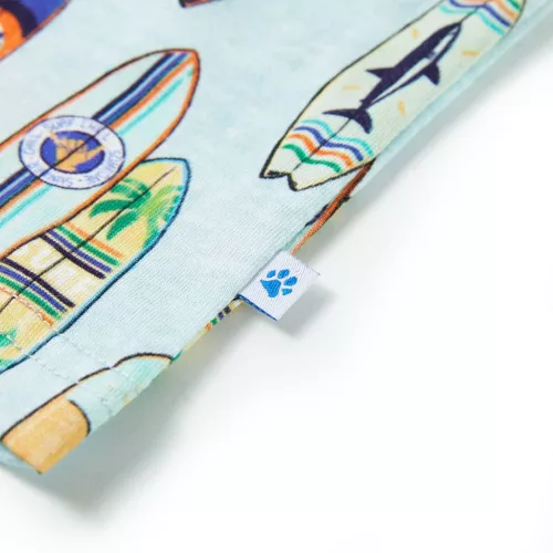 Halvány kék melange gyerek felső 116