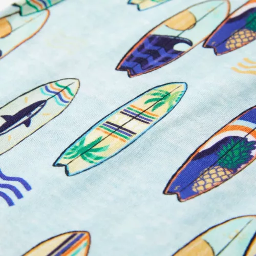 Halvány kék melange gyerek felső 116