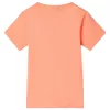 Neon narancssárga gyerekpóló 128