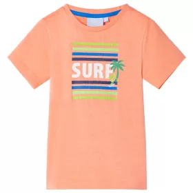 Neon narancssárga gyerekpóló 140