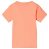 Neon narancssárga gyerekpóló 140