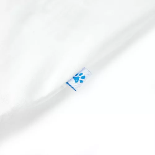 Ekrü színű rövid ujjú gyerekpóló 128